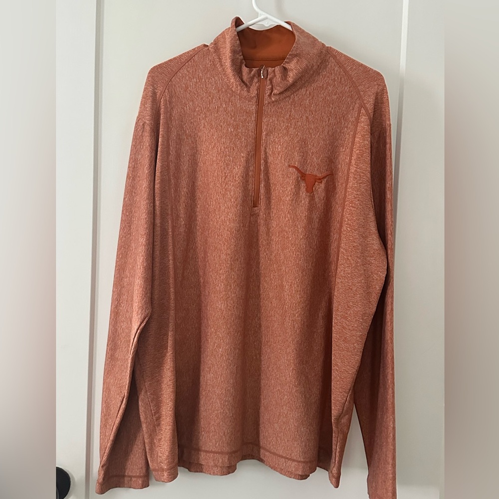 Mens 1/4 zip Texas Longhorns Short - Size XL